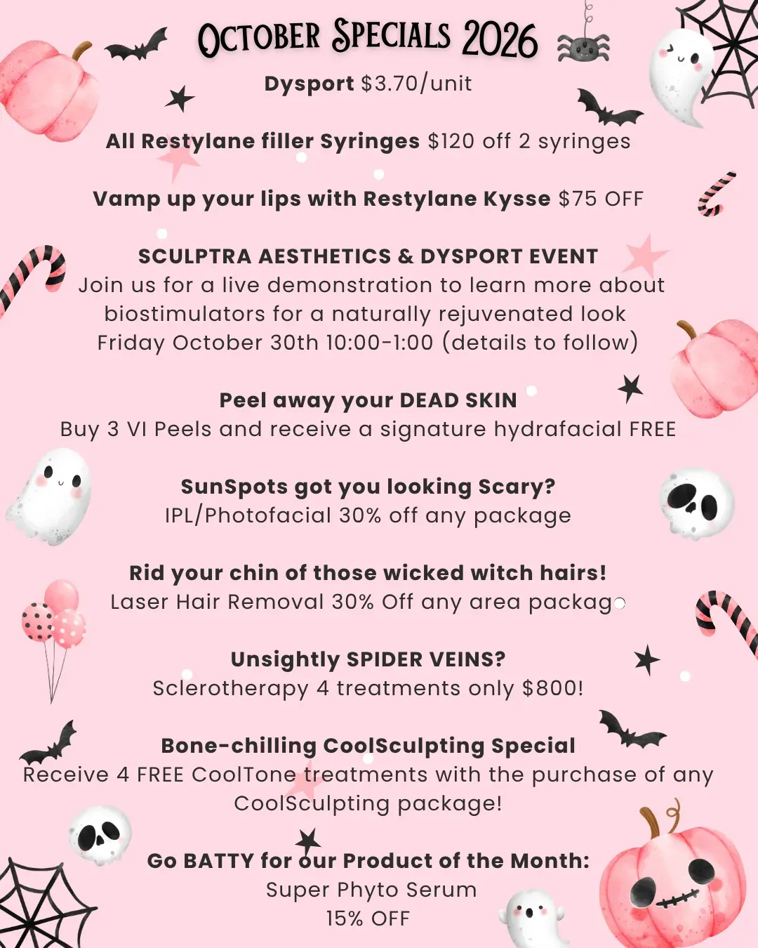 Monthly Specials
